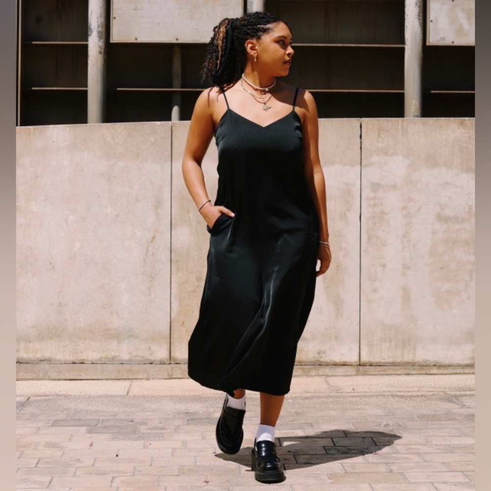 Uniqlo Satin Camisole Dress
